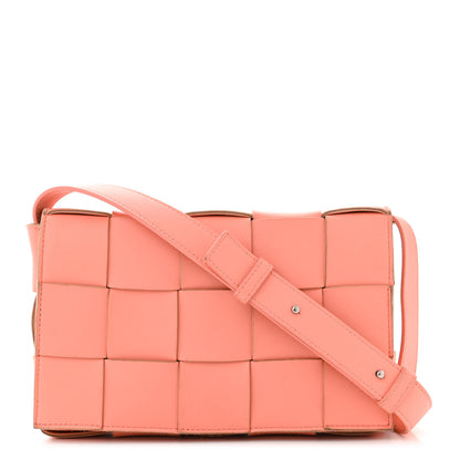 Bottega Veneta Nappa Maxi Intreccio Cassette Bag Peach 1 of 13