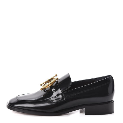 Christian Dior Shiny Calfskin Diordirection Loafers 36 Black 1 of 7