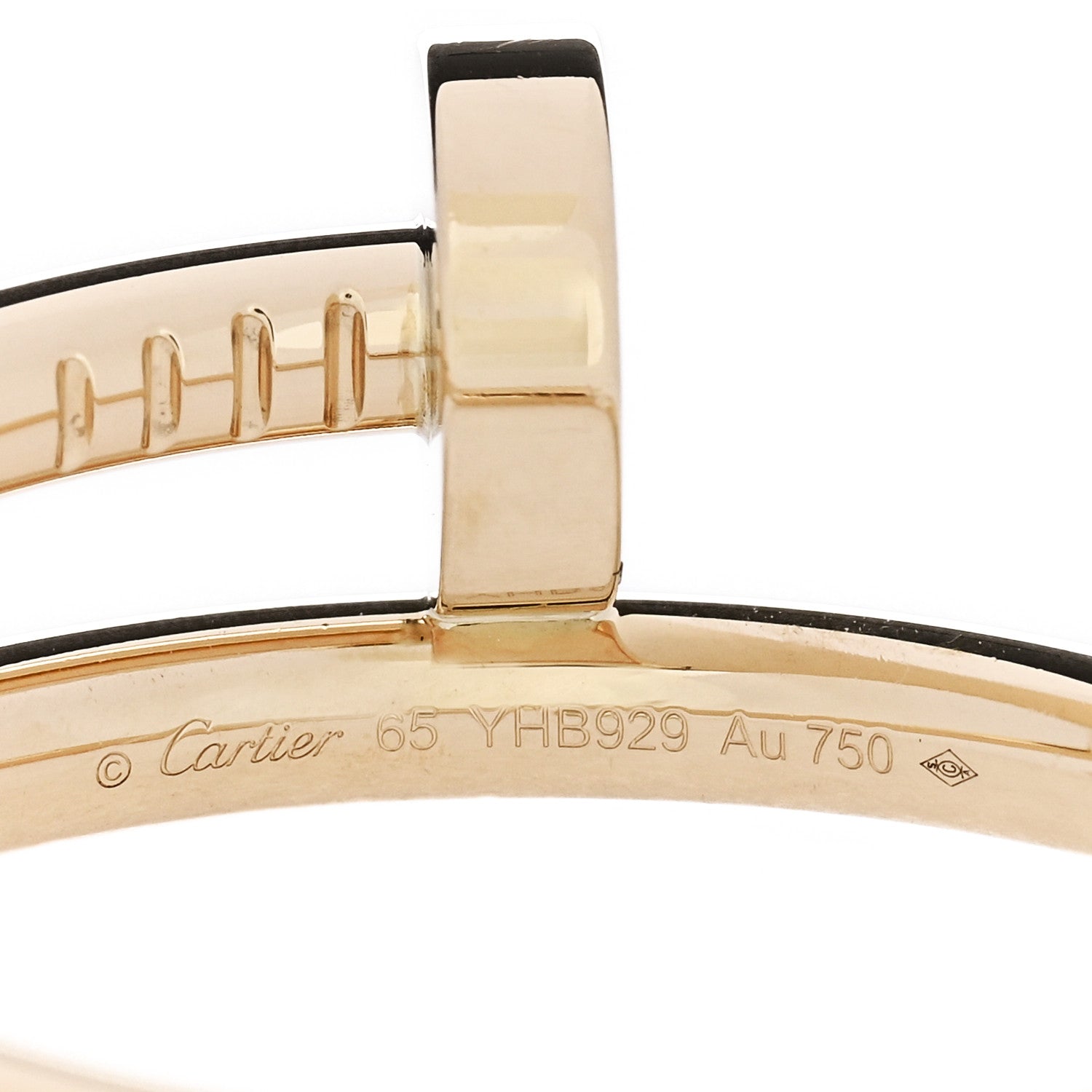 Cartier 18K Yellow Gold Juste Un Clou Ring 65 11 5 of 6