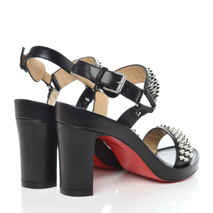 Christian Louboutin Nappa Spike Bikool 85 Sandals 36 Black 4 of 10