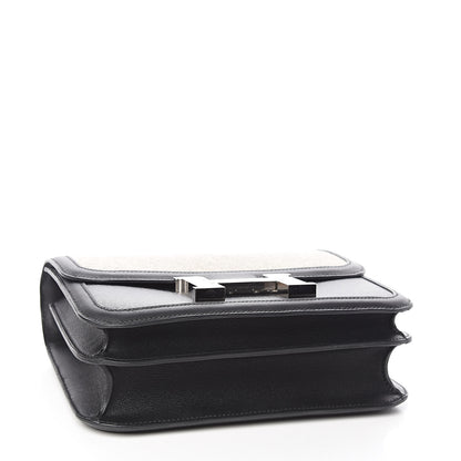 Hermes Swift Toile Constance 24 Black Ecru 4 of 21