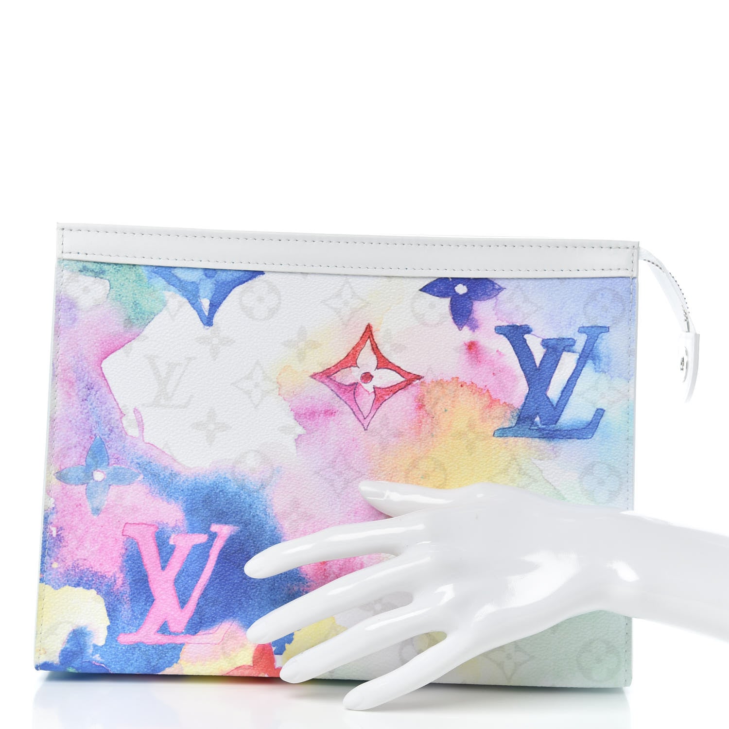 Louis Vuitton Monogram Watercolor Pochette Voyage MM Multicolor 2 of 10