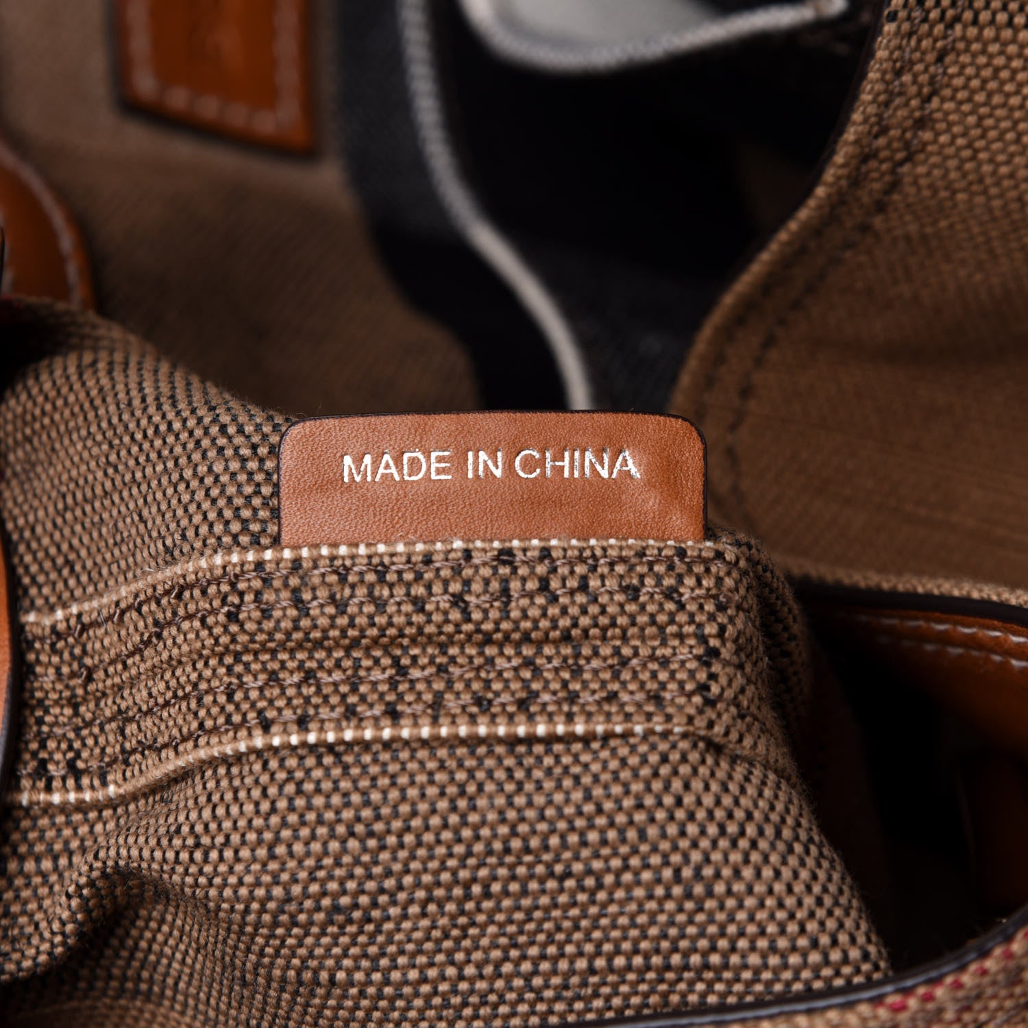 Burberry Canvas Mega Check Medium Ashby Hobo Saddle Brown 7 of 11