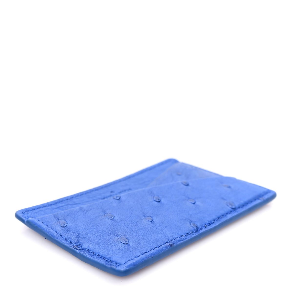 Louis Vuitton Ostrich Card Holder Blue 4 of 7