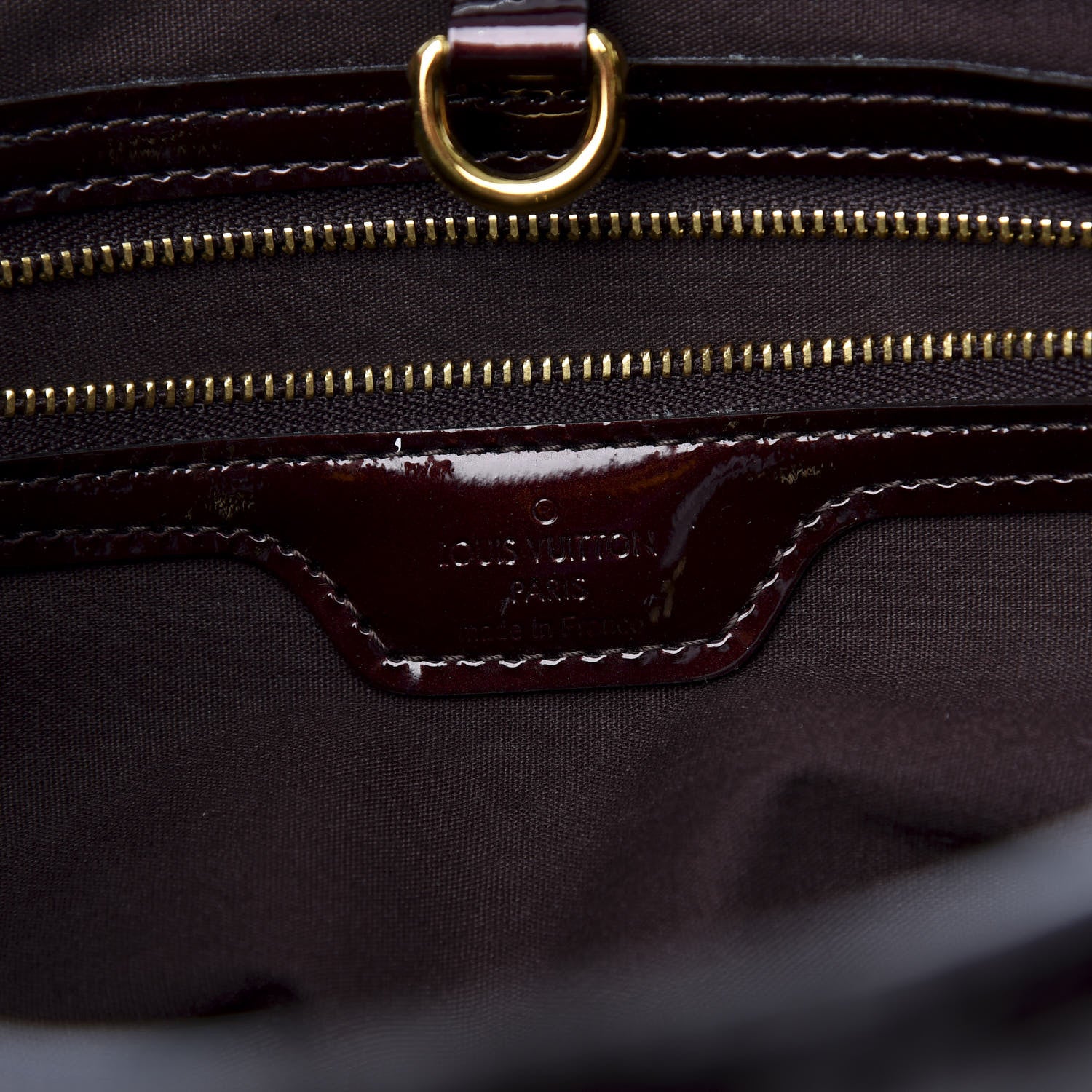 Louis Vuitton Vernis Wilshire PM Amarante 6 of 9