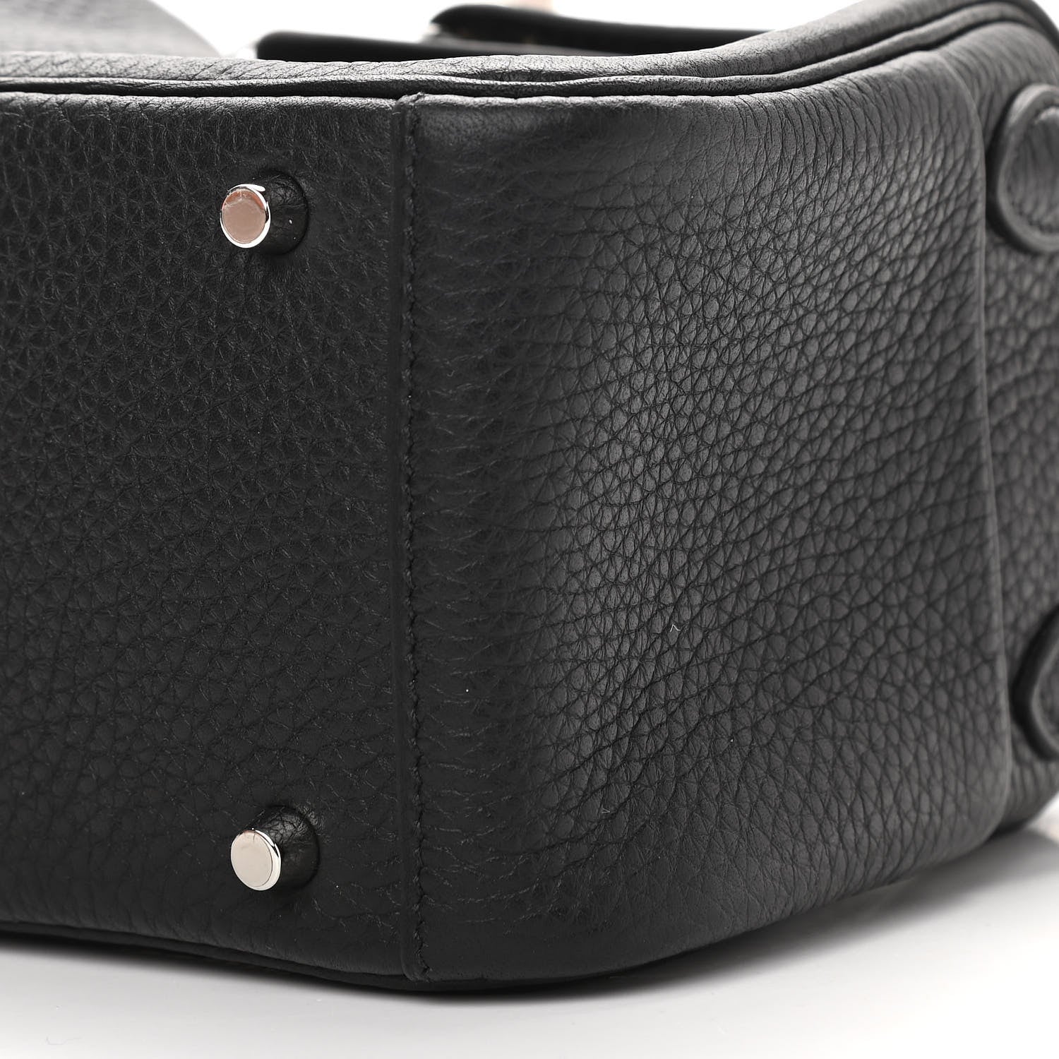 Hermes Taurillon Clemence Mini Lindy 20 Black 17 of 19