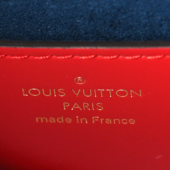 Louis Vuitton Denim Damier Monogram Twist Shoulder Bag MM Blue Rouge 7 of 10