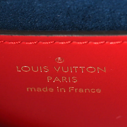 Louis Vuitton Denim Damier Monogram Twist Shoulder Bag MM Blue Rouge 7 of 10