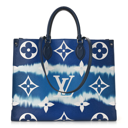 Louis Vuitton Monogram Escale Onthego GM Blue 1 of 11