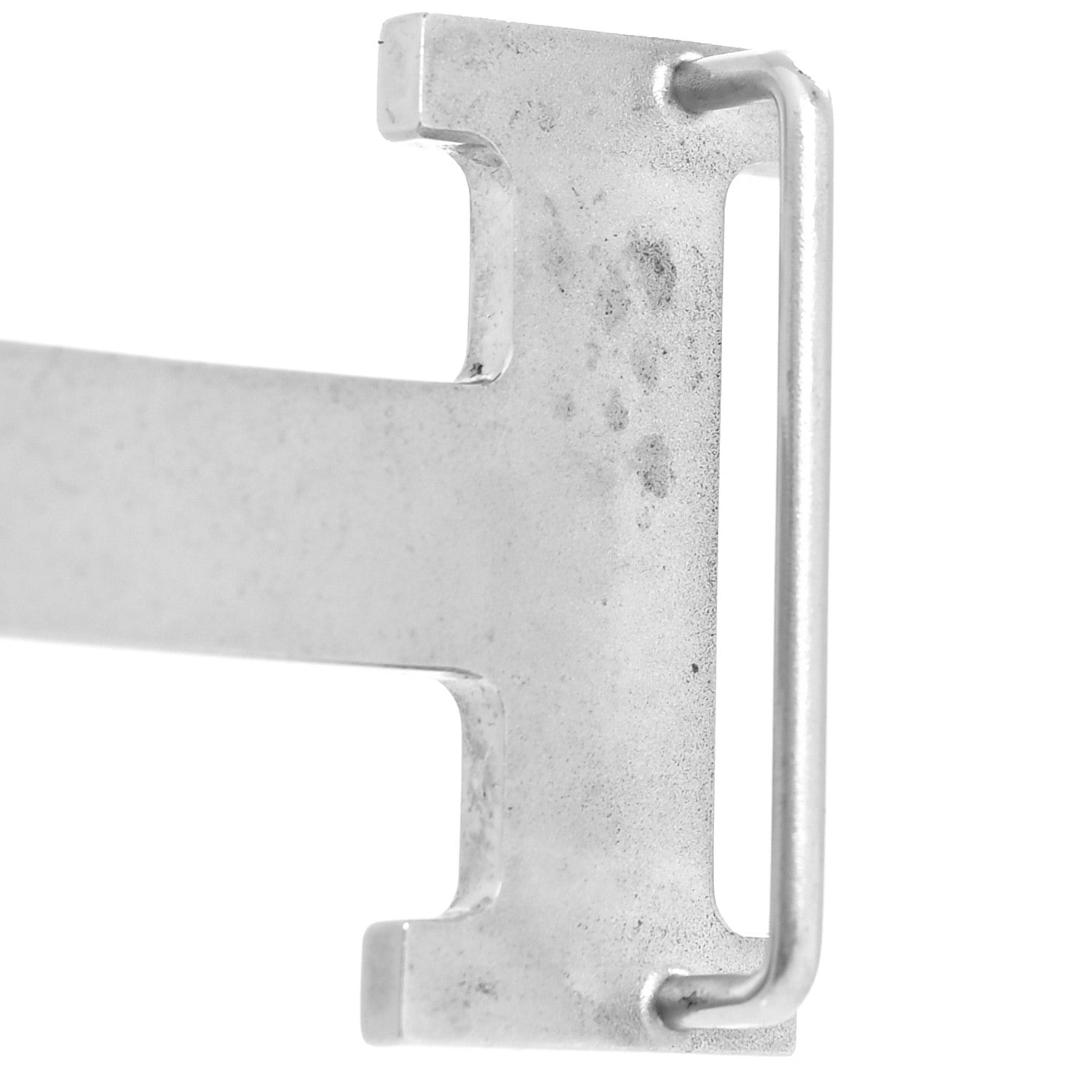 Hermes Palladium Strie 32mm H Belt Buckle 4 of 4