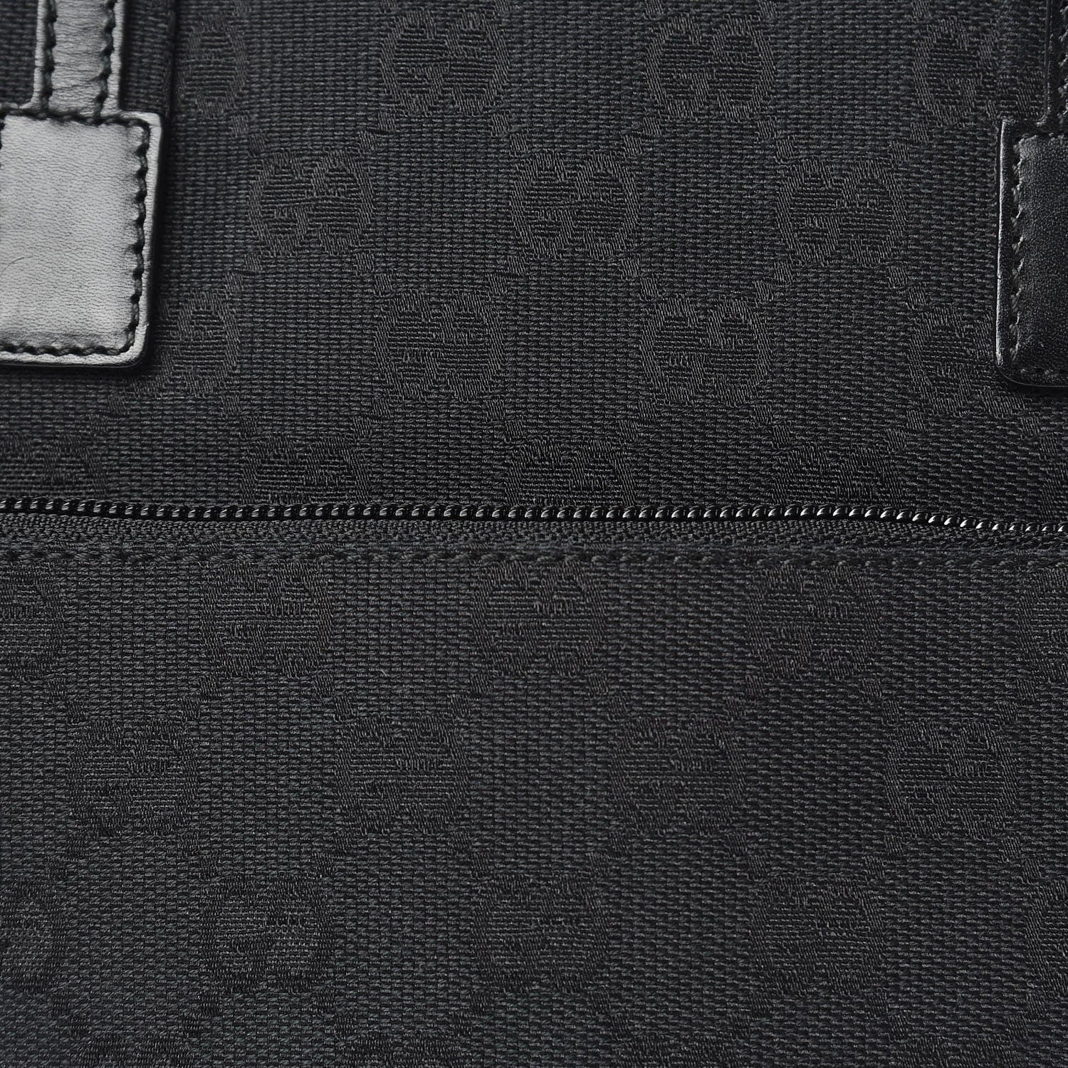 Gucci Nylon Monogram Hobo Black 10 of 10