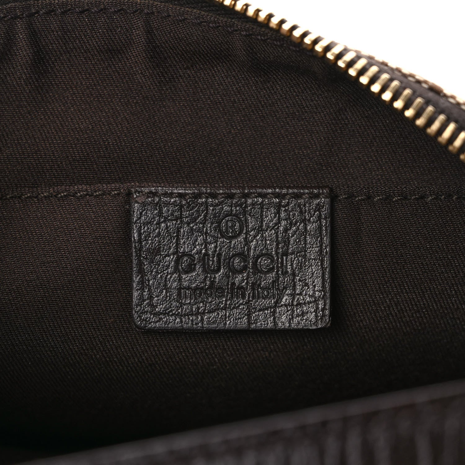 Gucci Monogram Hasler Pochette Brown 6 of 11