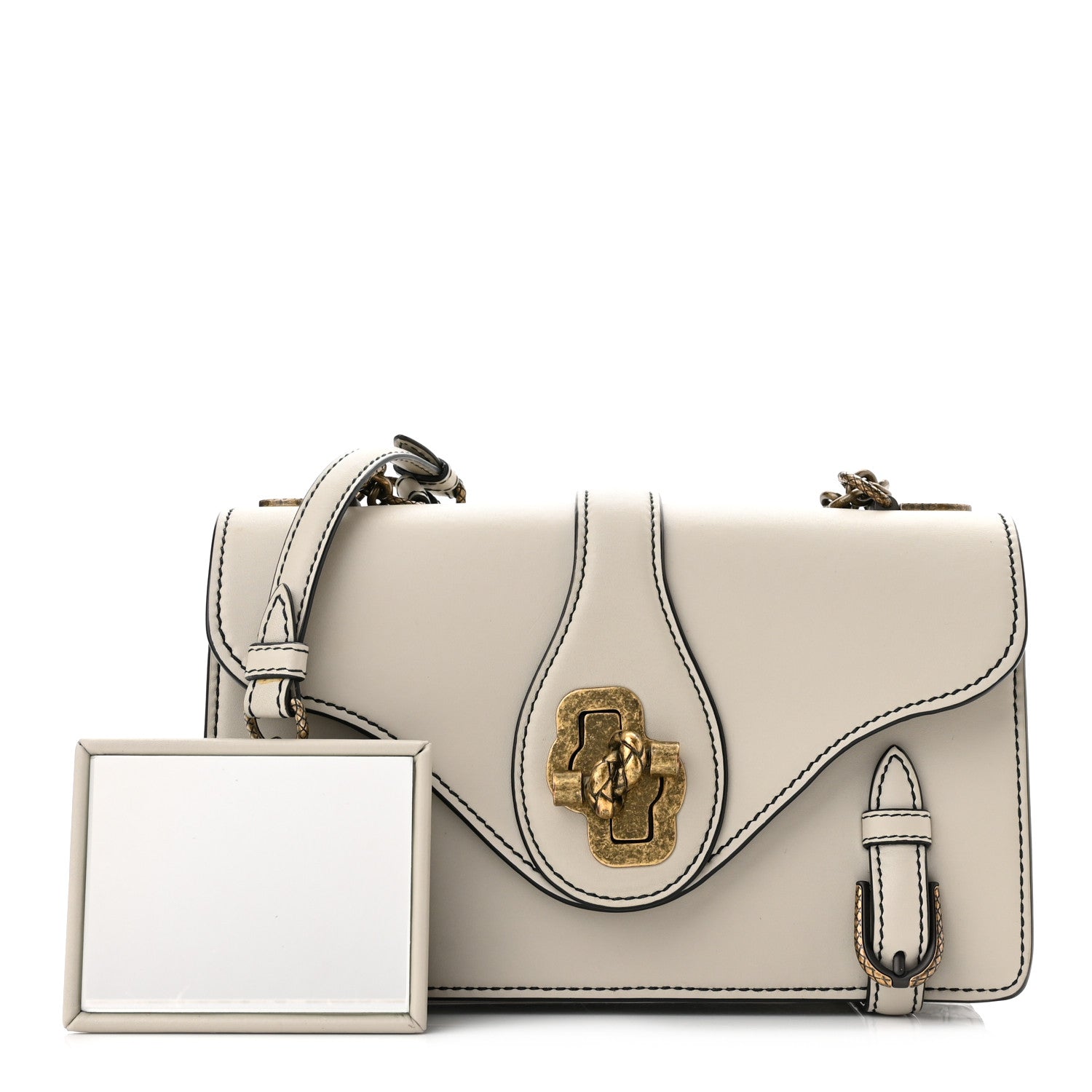 Bottega Veneta French Calf City Knot Bag Cement 1 of 11