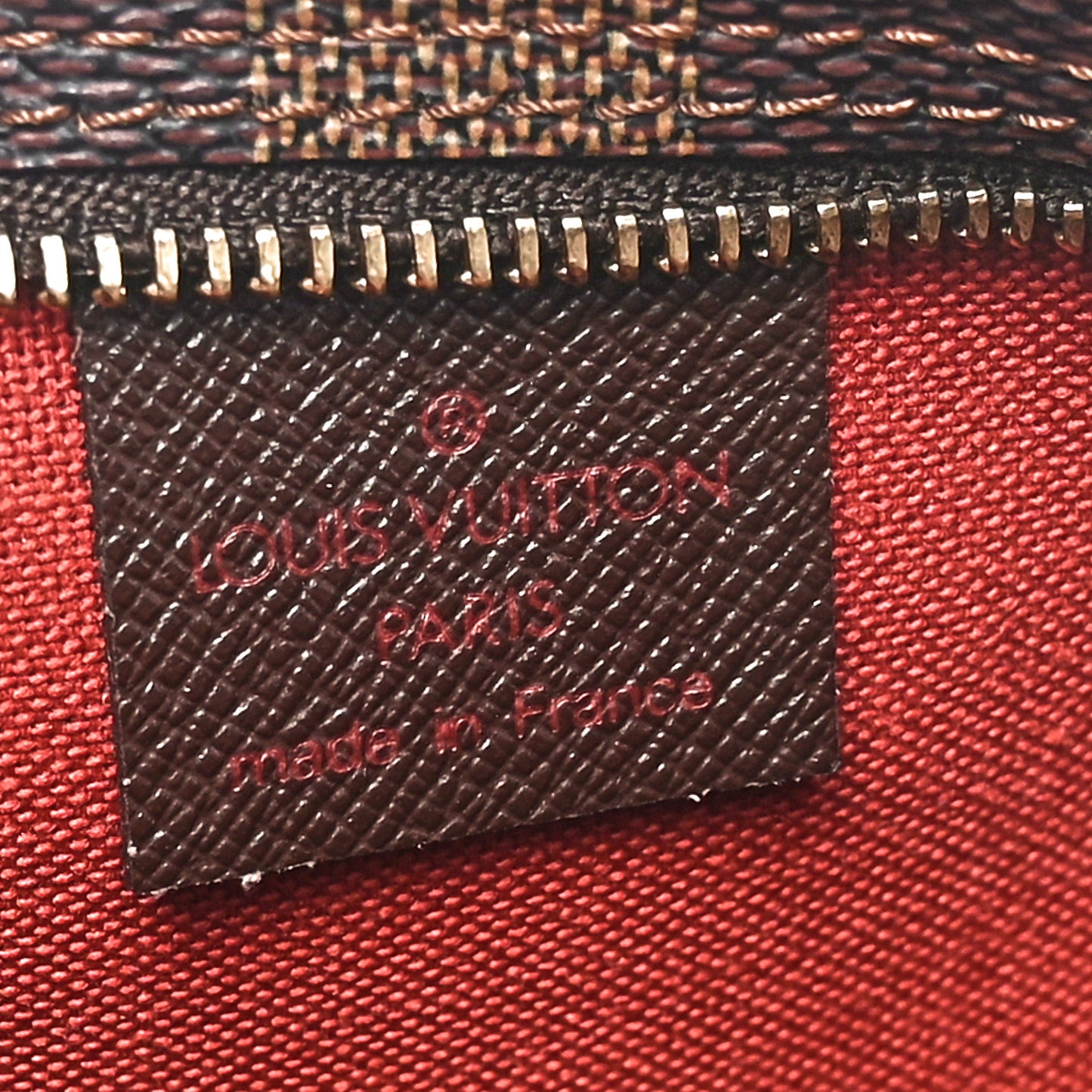 Damier Ebene Trousse Make Up Bag Pochette
