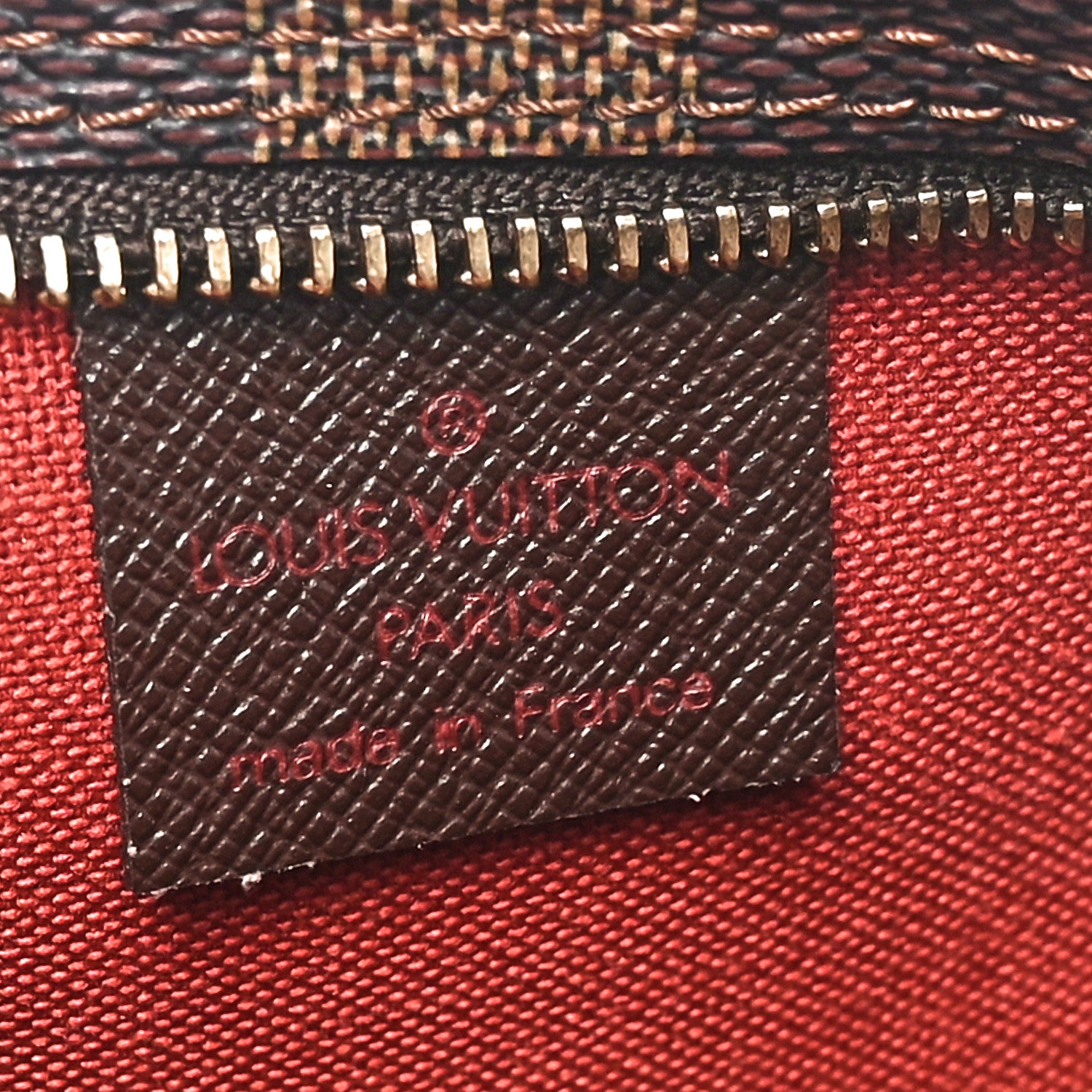 Louis Vuitton Damier Ebene Trousse Make Up Bag Pochette 6 of 9