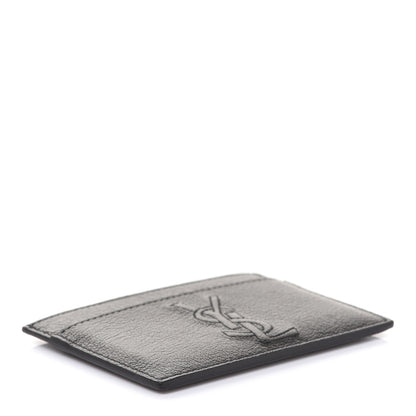 Saint Laurent Textured Calfskin Belle De Jour Card Case Black 4 of 8