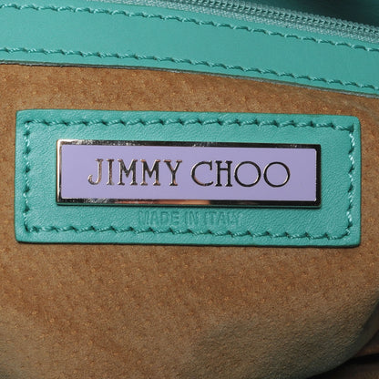 Jimmy Choo Leather Torquay Flap Bag Turquoise 10 of 10