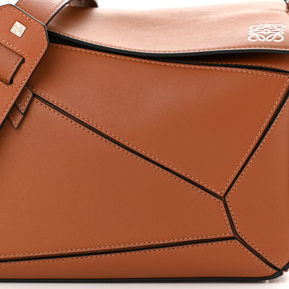 Loewe Calfskin Medium Puzzle Bag Tan 7 of 10