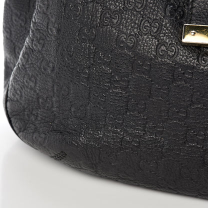 Gucci Guccissima Large New Ladies Web Hobo Black 9 of 11