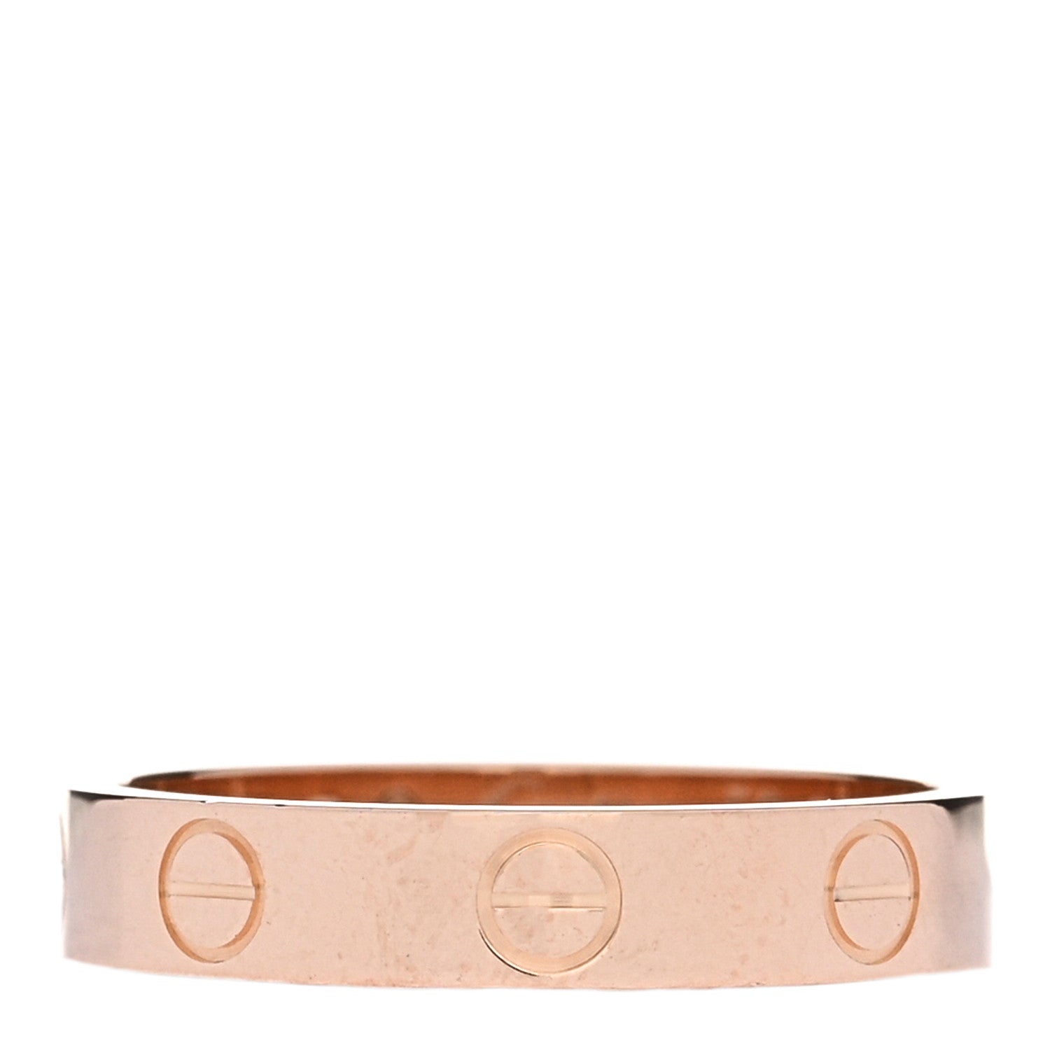 Cartier 18K Pink Gold 3.5mm LOVE Wedding Band Ring 52 6 1 of 4