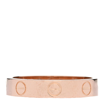 Cartier 18K Pink Gold 3.5mm LOVE Wedding Band Ring 52 6 1 of 4