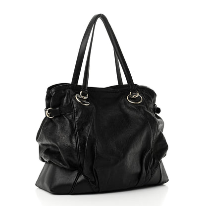 Gucci Guccissima Large Full Moon Tote Black 3 of 10