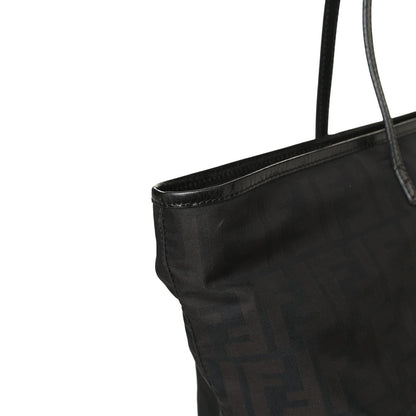 Fendi Nylon Zucca Medium Roll Tote Tobacco 14 of 22