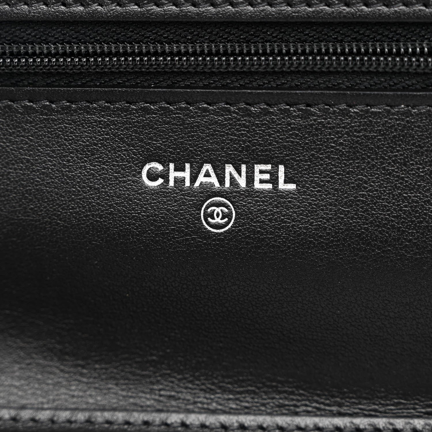 Chanel Patent Quilted Bi-Color Wallet On Chain WOC Pink Black 6 of 10