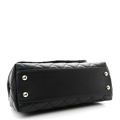Chanel Caviar Quilted Mini Coco Handle Flap Black 4 of 11