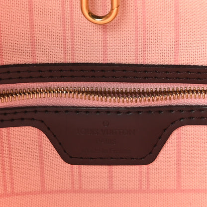 Louis Vuitton Damier Ebene Neo Neverfull MM Rose Ballerine 6 of 9