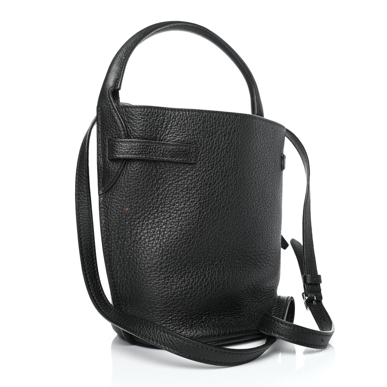 Celine Supple Grained Calfskin Nano Big Bag Bucket Black 2 of 4