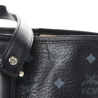 MCM Visetos Shopping Tote Black 12 of 16