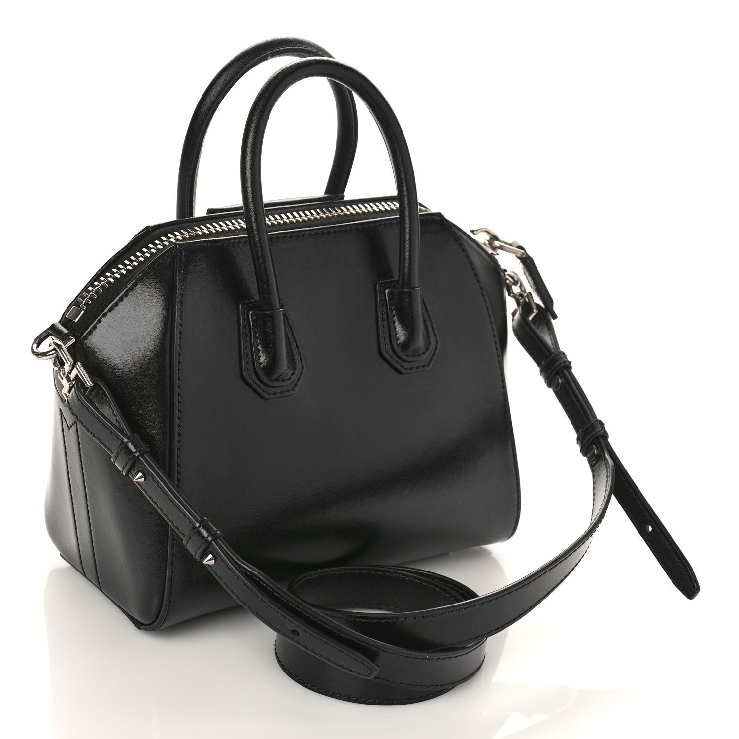 Givenchy Shiny Lord Calfskin Mini Antigona Black 3 of 8