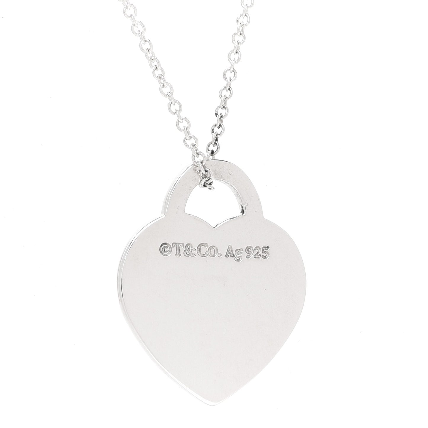 Sterling Silver Small Return to Tiffany Heart Pendant Necklace
