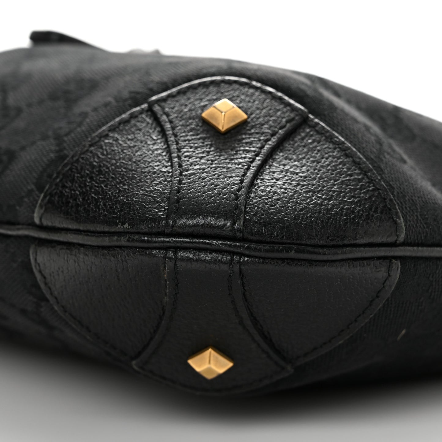 Monogram Piston Lock Jackie O Hobo Black