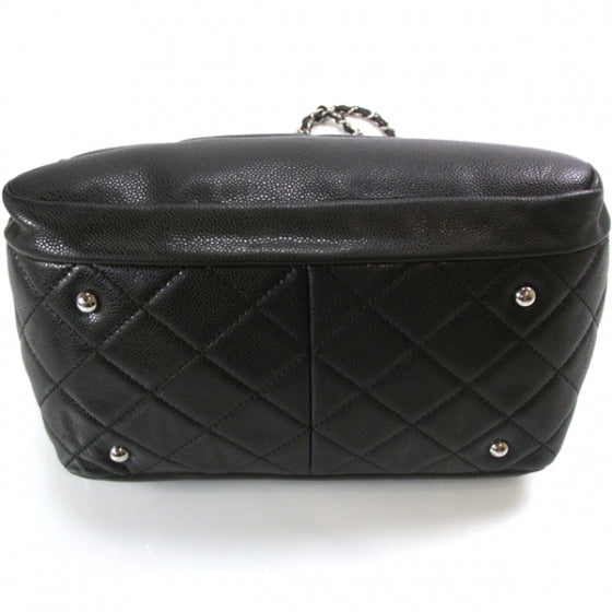 Caviar Large Tote Black