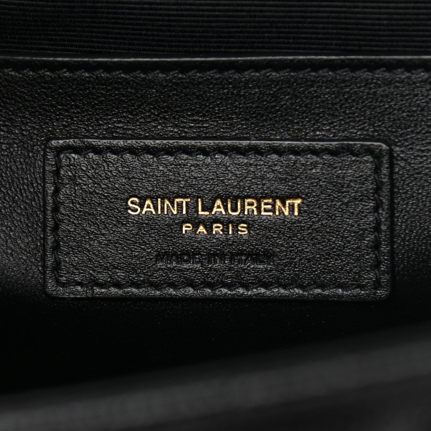 Grain De Poudre Textured Mixed Matelasse Triquilt Medium Monogram Satchel Black
