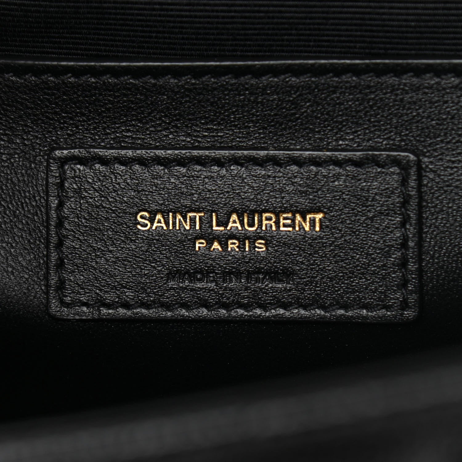 Saint Laurent Grain De Poudre Textured Mixed Matelasse Triquilt Medium Monogram Satchel Black 6 of 9