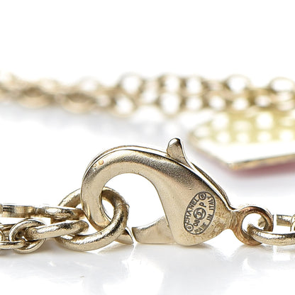 Chanel Enamel CC Charm Bracelet Gold 4 of 4