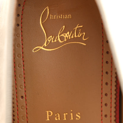 Christian Louboutin Veau Velours Mens Dandelion Flat Loafers 42 Goose 6 of 9