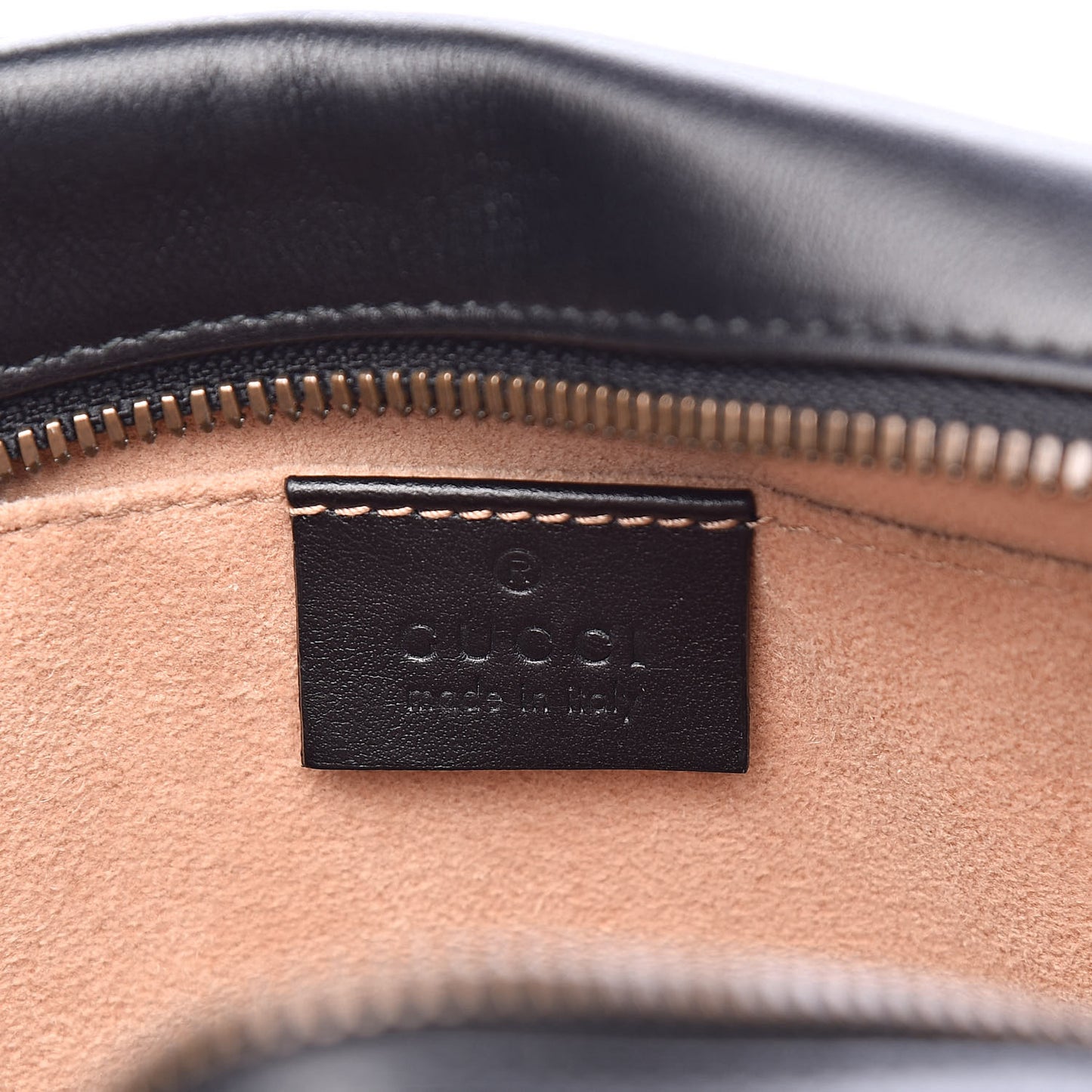 Calfskin Matelasse Small GG Marmont Chain Shoulder Bag Black