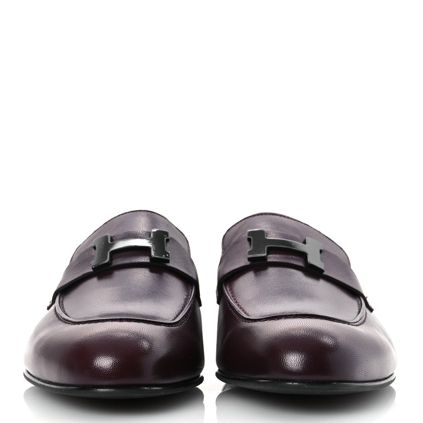 Goatskin Mens Paris Loafers 42 Marron Mahogany