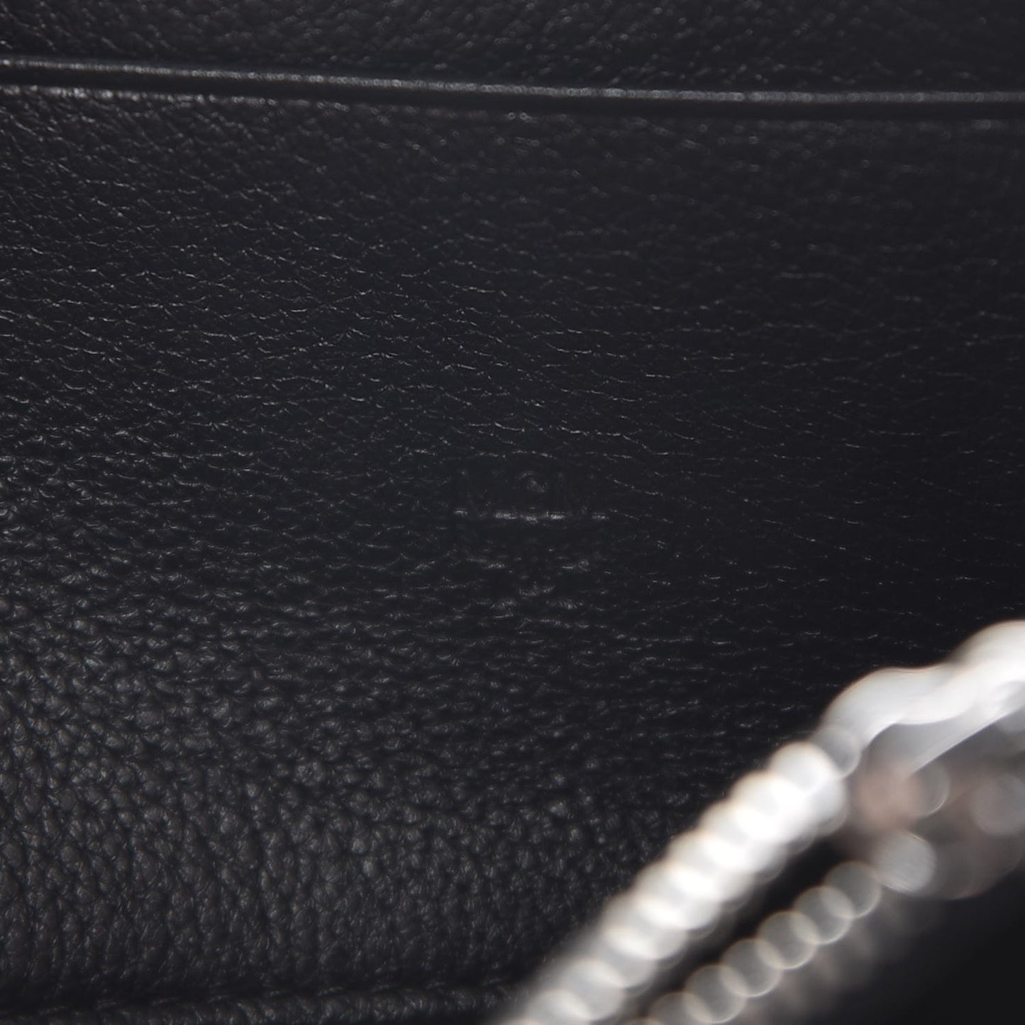 Calfskin Ottomar Monogram Klara Zip Wallet Black