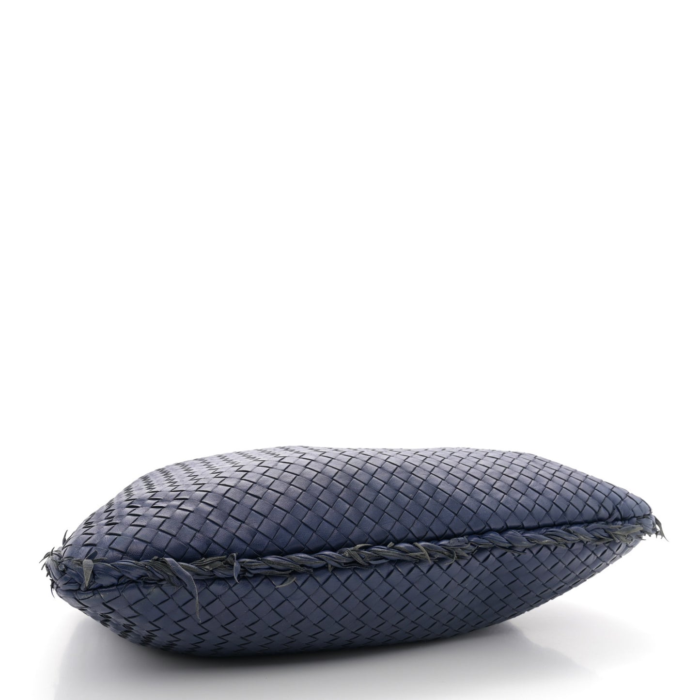 Nappa Intrecciato Fuzzy Medium Veneta Hobo Sapphire