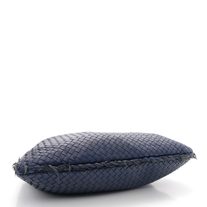 Bottega Veneta Nappa Intrecciato Fuzzy Medium Veneta Hobo Sapphire 4 of 11