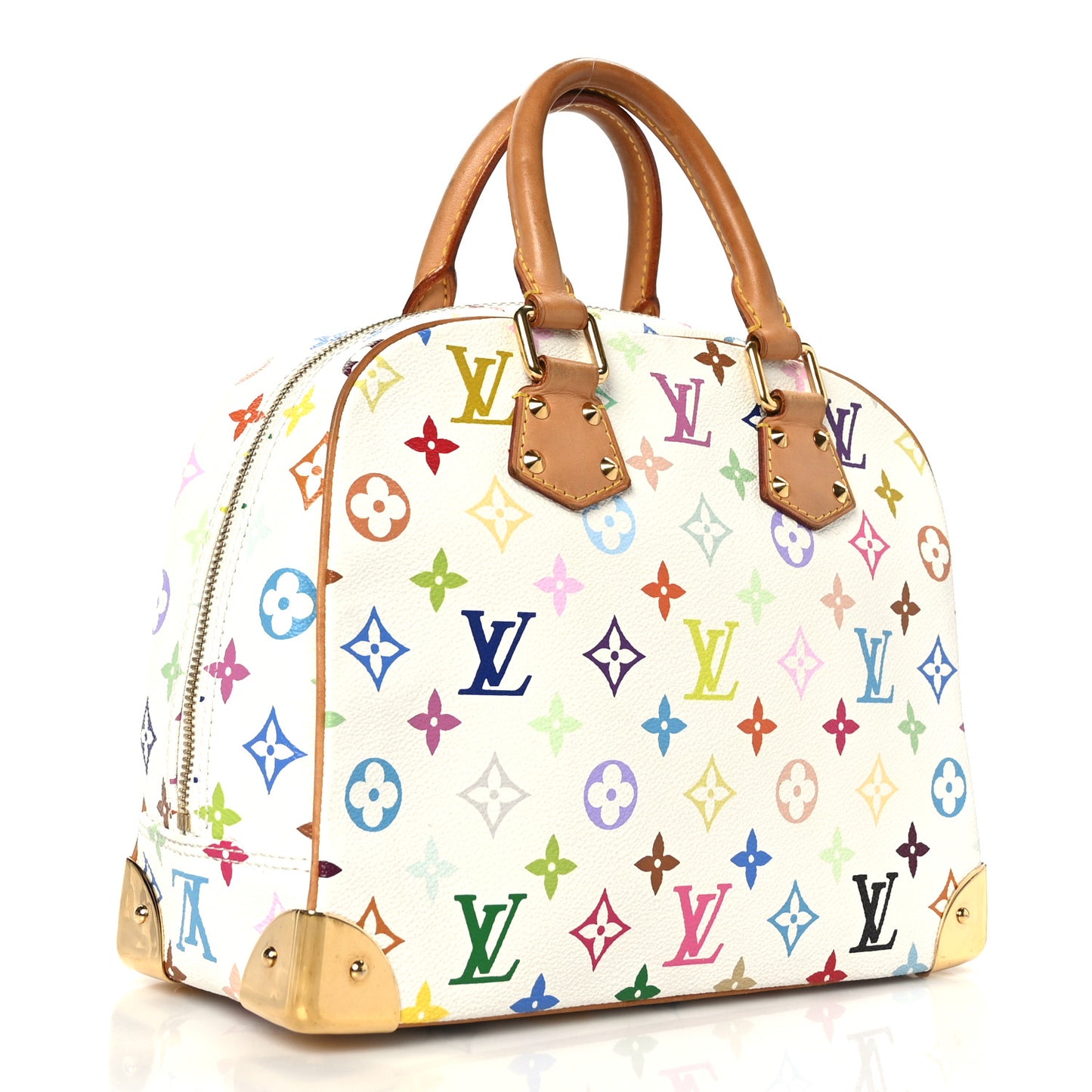Monogram Multicolor Trouville White