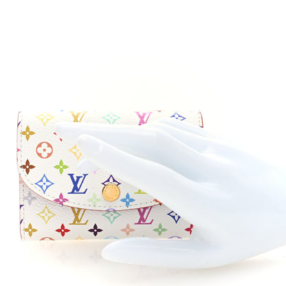 Louis Vuitton LV X TM Monogram Multicolor Rosalie Coin Purse White Kawaii Pink 2 of 7
