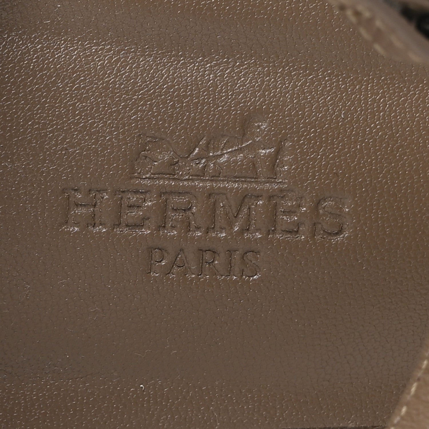 Hermes Epsom Santorini Sandals 39 Etoupe 8 of 10