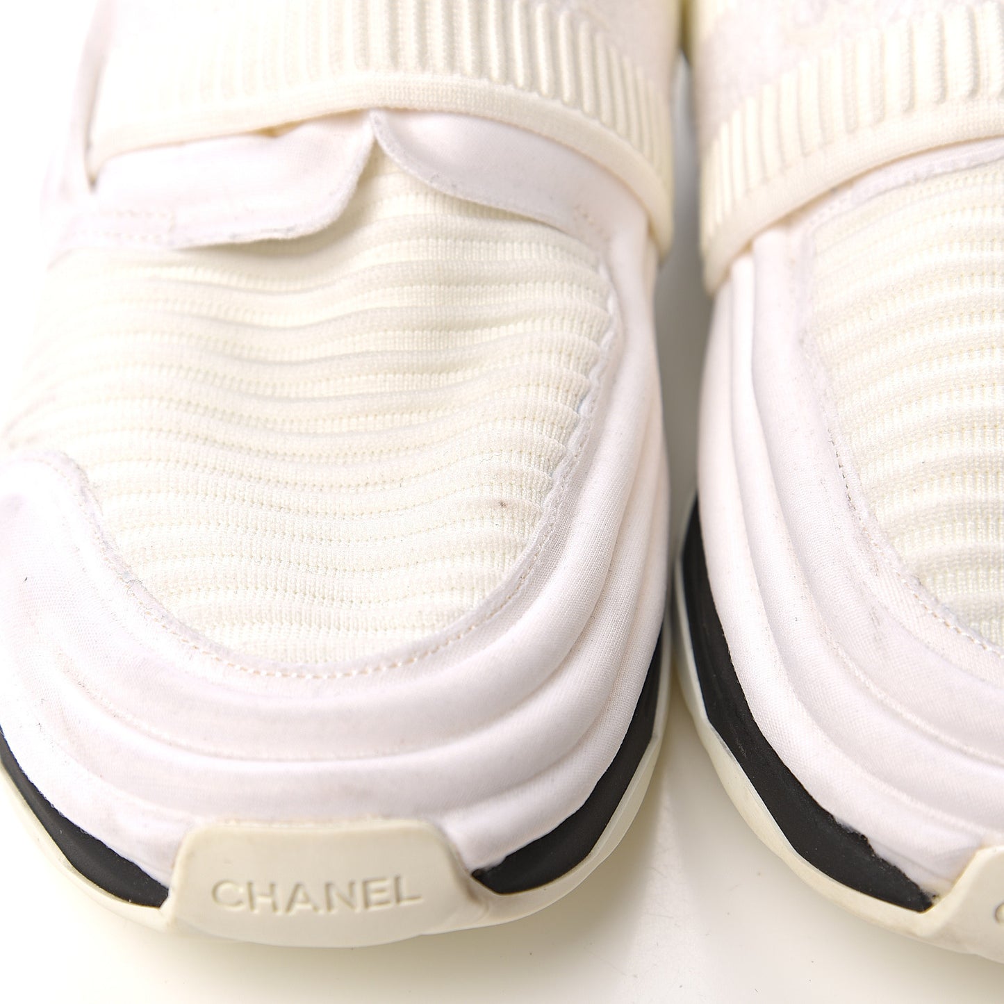 Stretch Fabric CC Sneakers 39 White