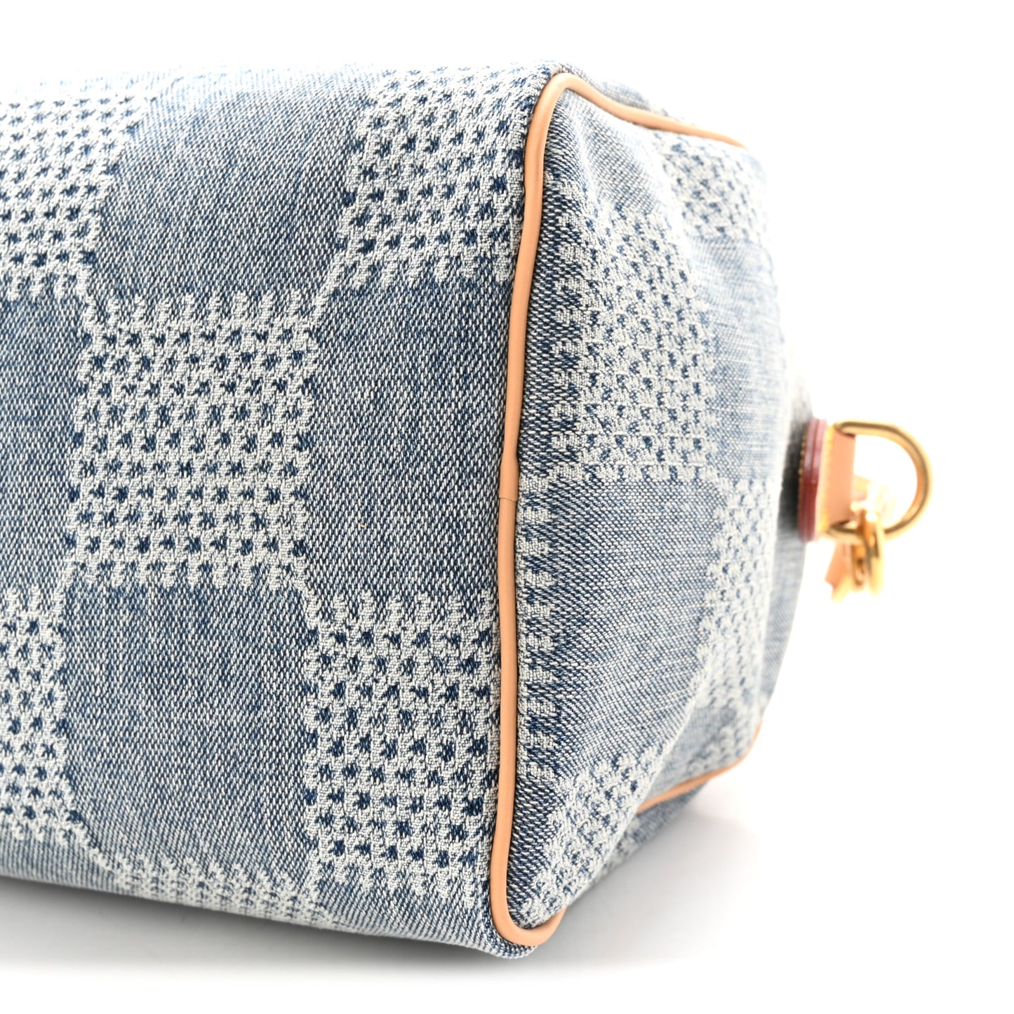 Damier Denim 3D Speedy Bandouliere 25 Bleu